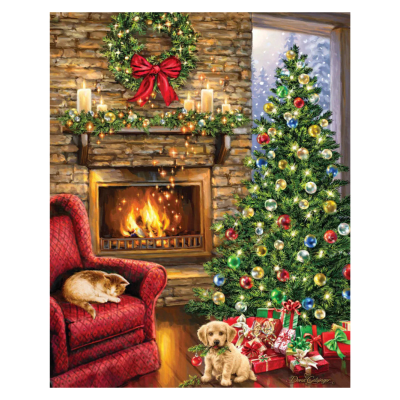 Fireside Christmas 1,000-Piece Puzzle