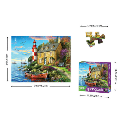 The Cottage Lighthouse 1,000-Piece Puzzle