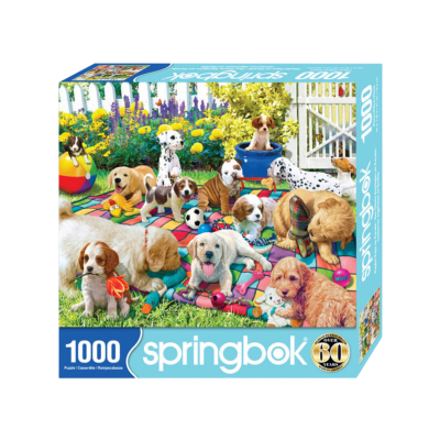 Playful Pups on Parade 1,000-Piece Puzzle
