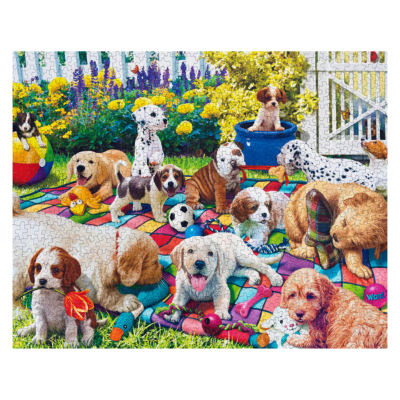 Playful Pups on Parade 1,000-Piece Puzzle