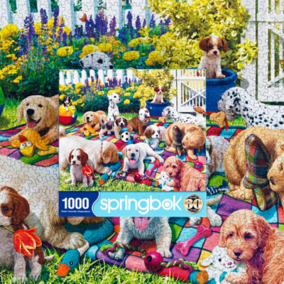 Playful Pups on Parade 1,000-Piece Puzzle