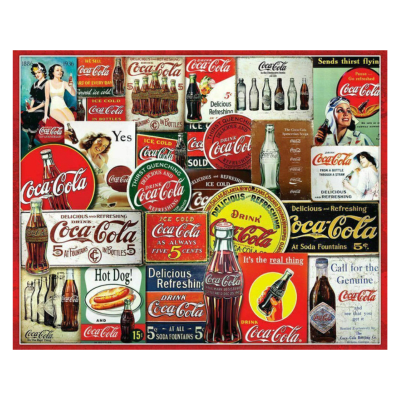 COCA-COLA® Tin Signs 1,000-Piece Puzzle