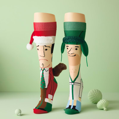 National Lampoon's Christmas Vacation™ Clark and Eddie Novelty Socks, 2 Pair