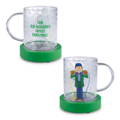 National Lampoon's Christmas Vacation™ Clark Griswold Glass Mug With Light and Sound Base