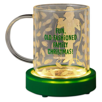 National Lampoon's Christmas Vacation™ Clark Griswold Glass Mug With Light and Sound Base
