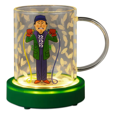 National Lampoon's Christmas Vacation™ Clark Griswold Glass Mug With Light and Sound Base
