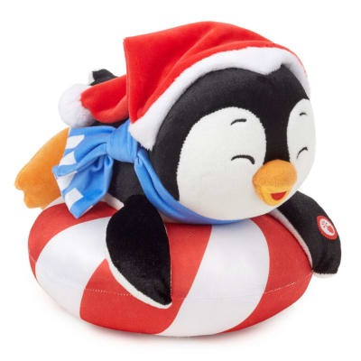 Playful Penguins Sledding All the Way Plush With Sound and Motion