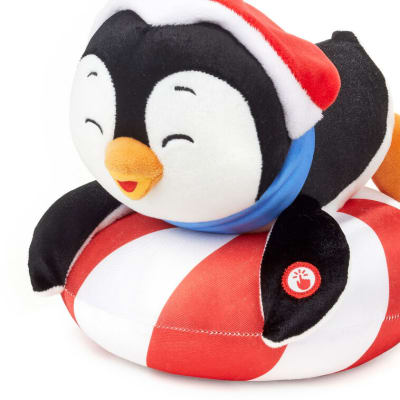 Playful Penguins Sledding All the Way Plush With Sound and Motion