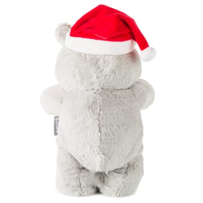 Musical Christmas Hippo Plush With Motion