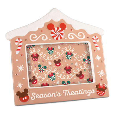 Disney Season's Treatings Gingerbread Sculpted Picture Frame, 4x6
