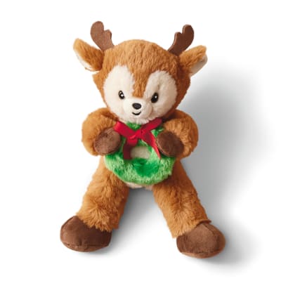 Reindeer With Wreath Plush