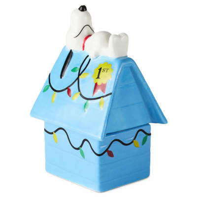 Peanuts® Snoopy on Holiday Doghouse Salt and Pepper Shakers, Set of 2