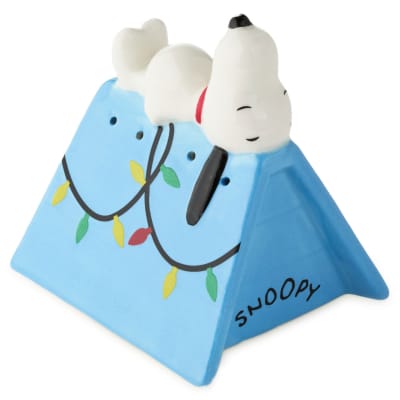 Peanuts® Snoopy on Holiday Doghouse Salt and Pepper Shakers, Set of 2