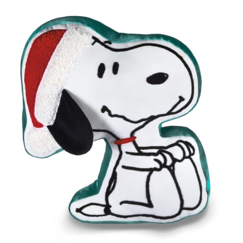 Peanuts® Santa Snoopy Shaped Pillow