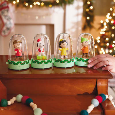 Peanuts® Happy Tappers Christmas Musical Figurines With Motion, Set of 4
