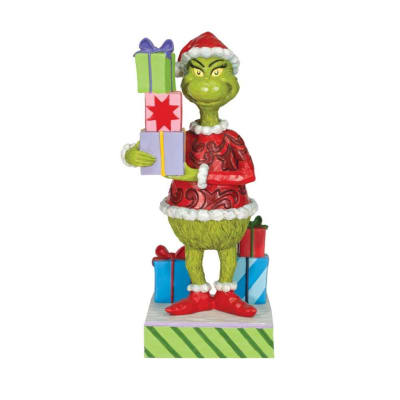 Jim Shore | Grinch Holding Presents Figurine