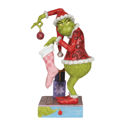 Jim Shore | Grinch Stealing Ornaments Figurine