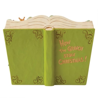 Jim Shore | Grinch Sneaking & Stealing Presents Storybook Figurine