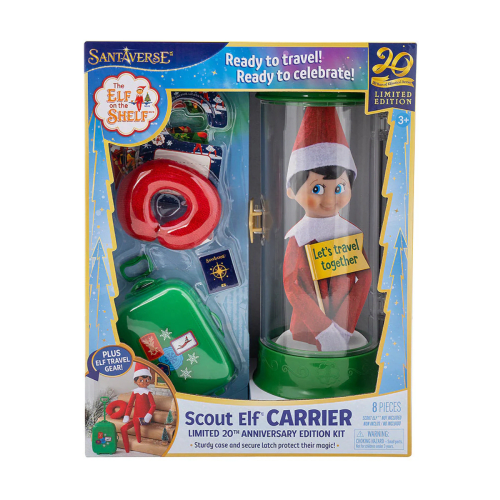 The Elf on the Shelf® | Scout Elf® Carrier, 20th Anniversary Edition Kit