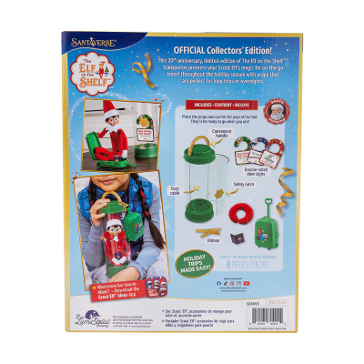 The Elf on the Shelf® | Scout Elf® Carrier, 20th Anniversary Edition Kit