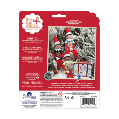 The Elf on the Shelf® | Claus Couture Collection® Express Your Elf T-Shirt Multipack