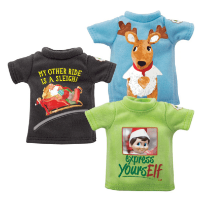 The Elf on the Shelf® | Claus Couture Collection® Express Your Elf T-Shirt Multipack