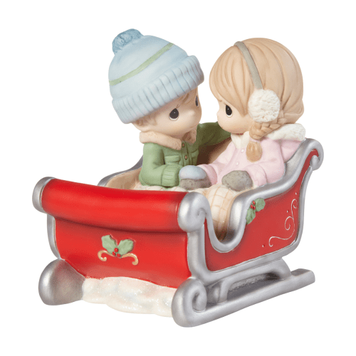 Precious Moments | A Cozy Ride By Your Side Holiday Figurine
