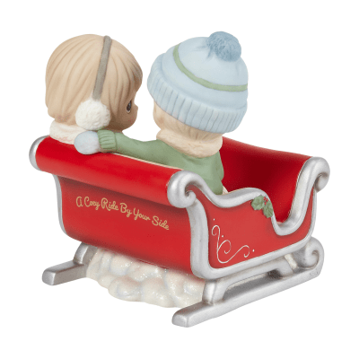 Precious Moments | A Cozy Ride By Your Side Holiday Figurine
