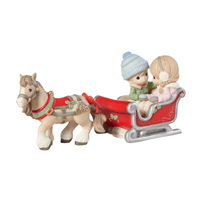 Precious Moments | A Cozy Ride By Your Side Holiday Figurine