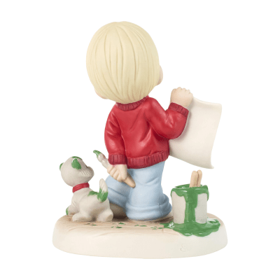 Precious Moments | Santa, I’ve Been Mostly Good, Boy Figurine