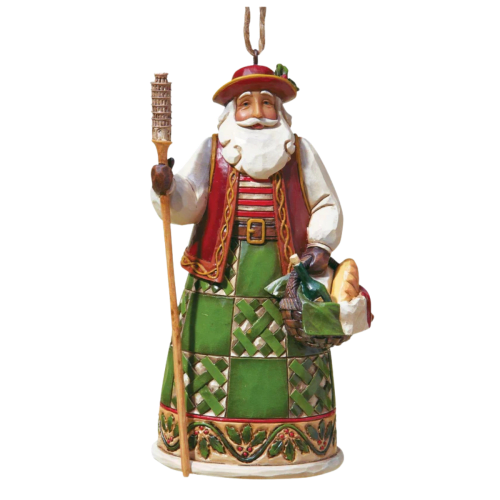 Jim Shore | Italian Santa Ornament