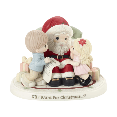 Precious Moments | Santa, All I Want for Christmas Figurine