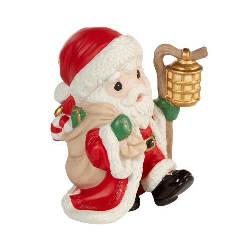 Precious Moments | May Your Spirits Be Merry And Bright Annual Santa Figurine