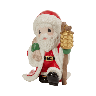 Precious Moments | May Your Spirits Be Merry And Bright Annual Santa Figurine