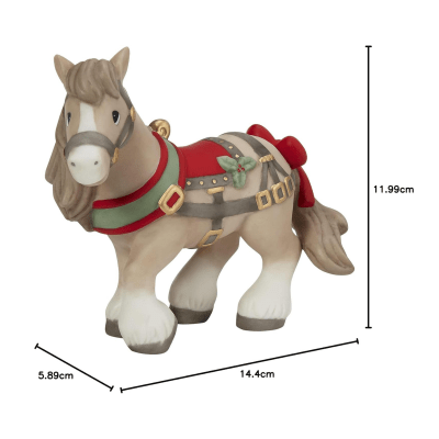 Precious Moments | May Your Neighs Be Merry and Bright Annual Holiday Animal Figurine