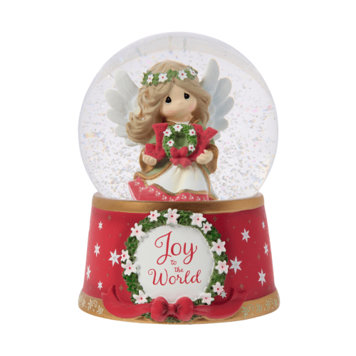 Precious Moments | Joy To The World Annual Angel Snow Globe