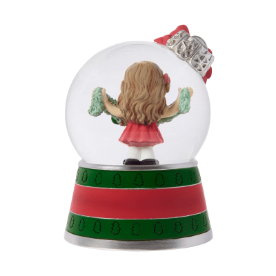Precious Moments | Deck The Halls 2025 Dated Musical Snow Globe