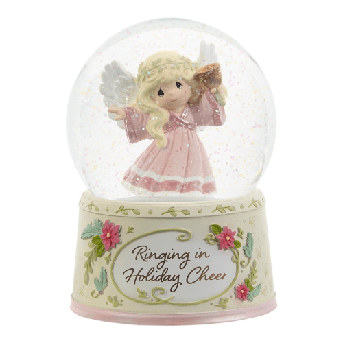 Precious Moments | Ringing in Holiday Cheer Annual Angel Musical Snow Globe
