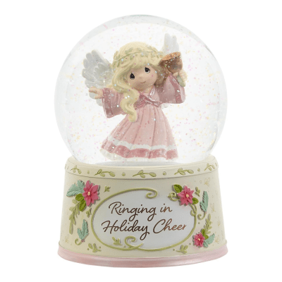 Precious Moments | Ringing in Holiday Cheer Annual Angel Musical Snow Globe