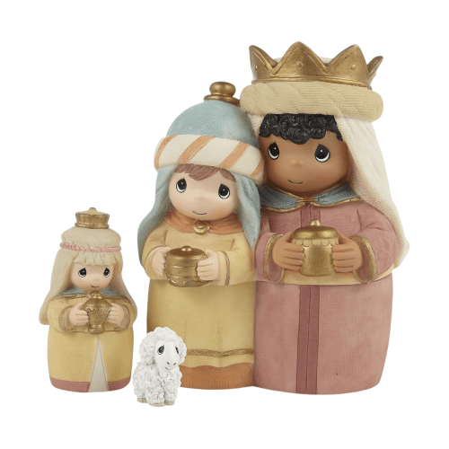 Precious Moments | Guide Us to Thy Perfect Light Three Kings Nesting Nativity Set Figurine