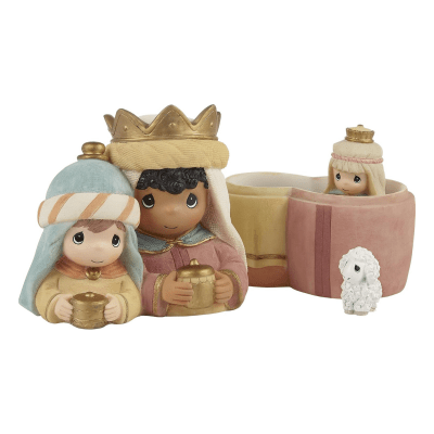 Precious Moments | Guide Us to Thy Perfect Light Three Kings Nesting Nativity Set Figurine