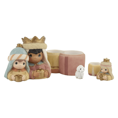 Precious Moments | Guide Us to Thy Perfect Light Three Kings Nesting Nativity Set Figurine