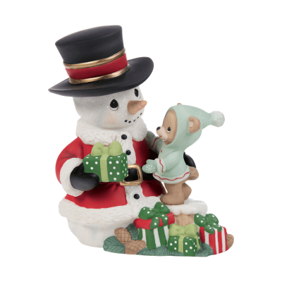 Precious Moments | Sharing The Gift Of Love At Christmastime Annual Snowman Figurine