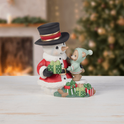 Precious Moments | Sharing The Gift Of Love At Christmastime Annual Snowman Figurine