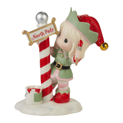 Precious Moments | Greetings From The North Pole Annual Elf Figurine