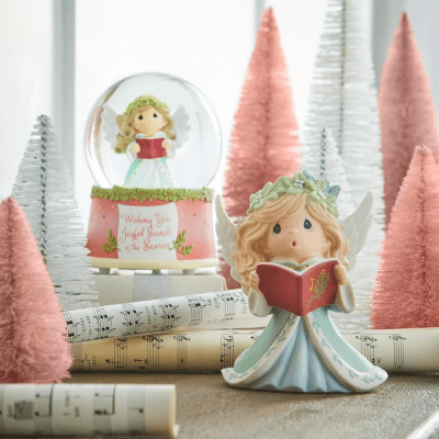 Precious Moments | Wishing You Joyful Sounds of The Season Annual Angel Figurine