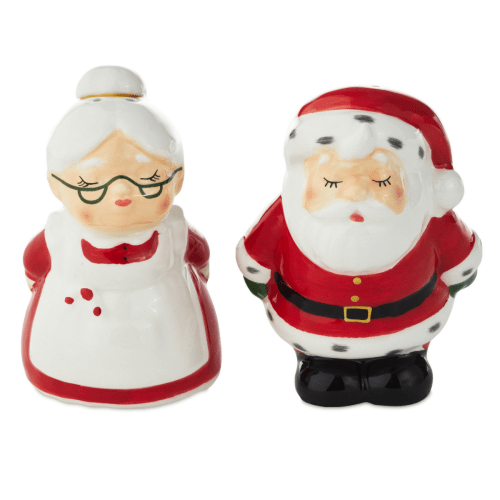 Kissing Clauses Salt and Pepper Shakers, Set of 2