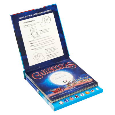 The Night Before Christmas Recordable Lighted Pop-Up Book