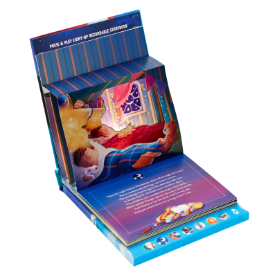 The Night Before Christmas Recordable Lighted Pop-Up Book