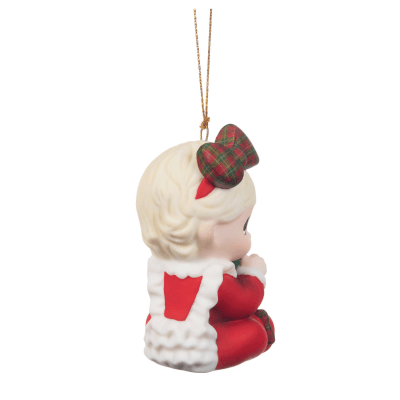 Precious Moments | Baby’s First Christmas 2025 Dated Girl Ornament